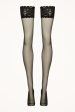 Wolford - Satin Touch 20 Stay-up - 7005 Black Online now