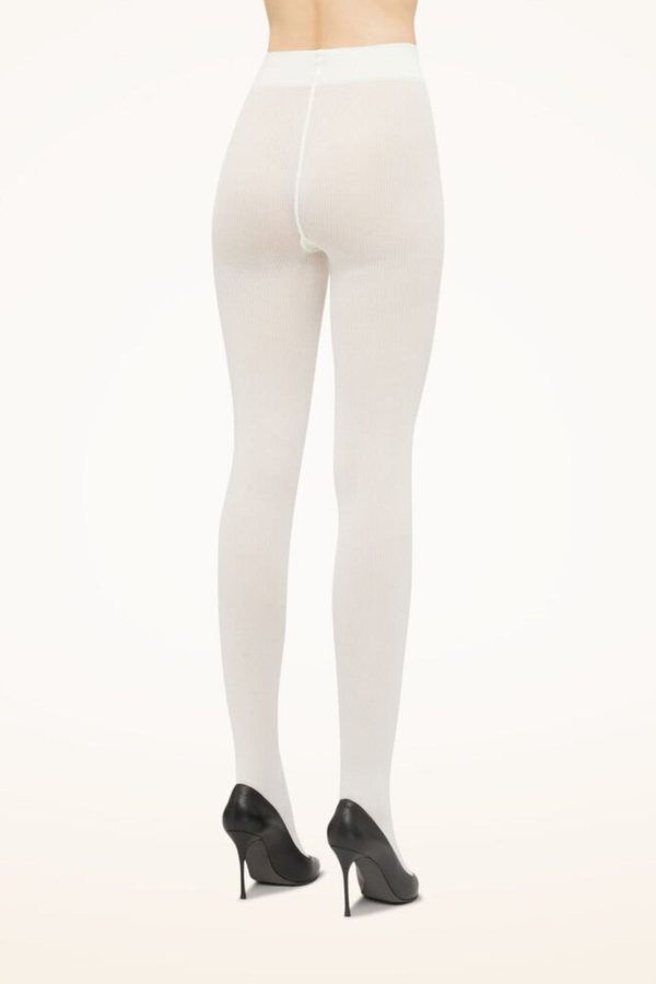 Wolford - Cotton Rib Tights - 1051 Ecrue Online Hot Sale