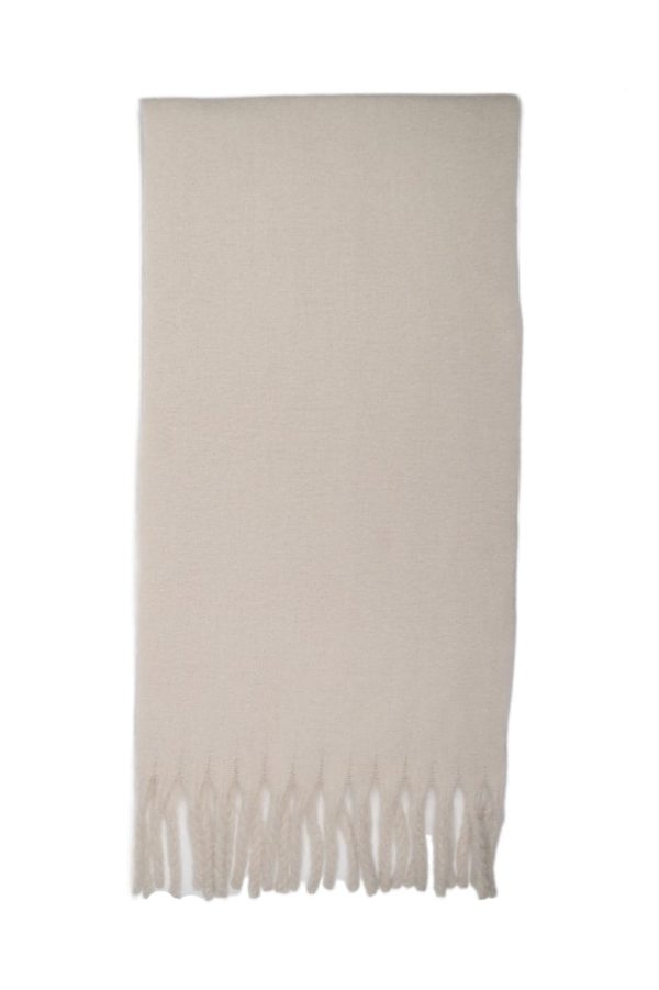 Anobel Copenhagen - Thick Plain Scarf E-71800 - Beige Hot on Sale