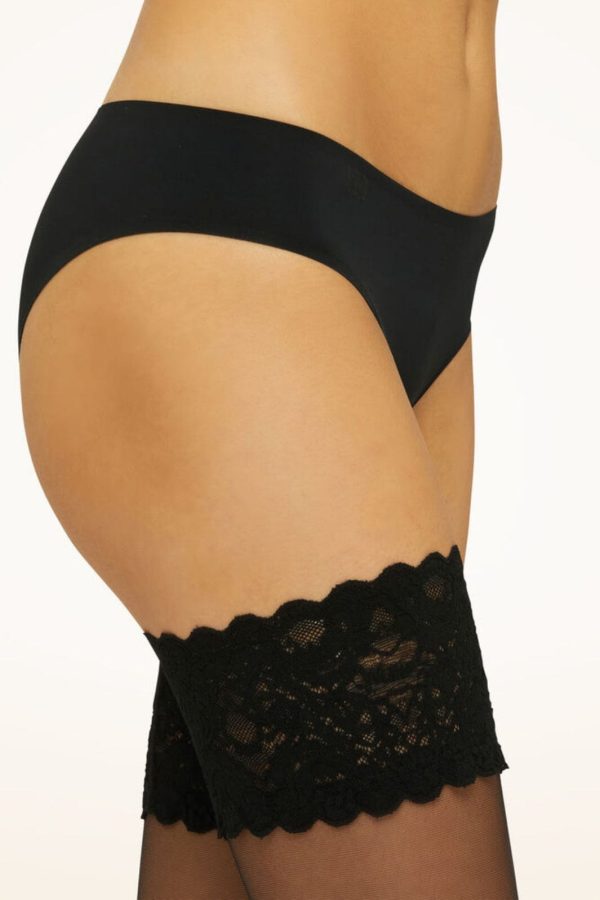 Wolford - Satin Touch 20 Stay-up - 7005 Black Online now