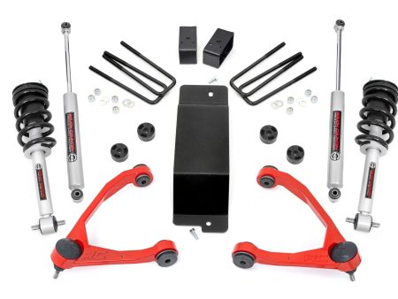 3.5 Inch Lift Kit | UCA | N3 Struts | Chevy GMC 1500 (07-13) PN# 27731RED For Discount