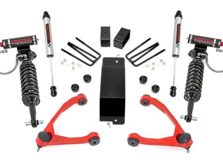 3.5 Inch Lift Kit | Forged UCA | Vertex V2 | Chevy GMC 1500 (07-16) PN# 19457RED Fashion