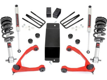 3.5 Inch Lift Kit | Forged UCA | M1 Strut | | Chevy GMC 1500 (14-16) PN# 19440RED Online Sale