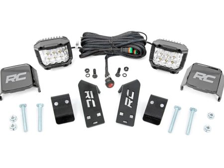 LED Light | A Pillar Mount | 2  Chrome Pair | Wide Angle | Polaris RZR PRO XP PN# 93078 Supply