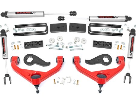 3 Inch Lift Kit | UCAs | V2 | Chevy GMC 2500HD (20-24) PN# 95870RED Hot on Sale