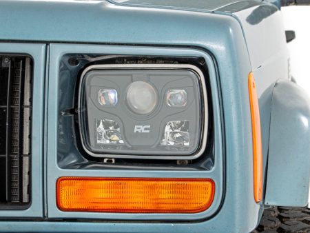 5 x7  LED Headlights | DOT Approved | Jeep Cherokee XJ 2WD 4WD (1984-2001) PN# RCH5200 Fashion