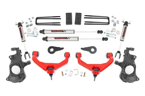 3.5 Inch Knuckle Lift Kit | V2 | Chevy GMC 2500HD 3500HD (11-19) PN# 95770RED For Cheap