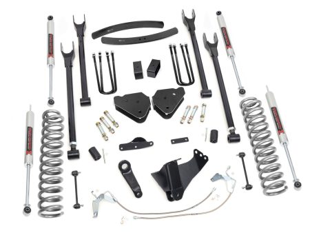 6 Inch Lift Kit | Gas | 4 Link | M1 | Ford F-250 F-350 Super Duty 4WD (08-10) PN# 58840 Fashion