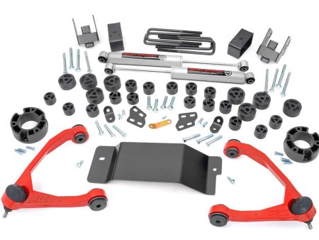 4.75 Inch Lift Kit | Combo | Chevy GMC 1500 4WD (07-13) PN# 257.20RED For Cheap