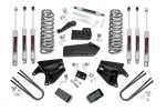 4 Inch Lift Kit | Quad Front Shocks | Rear Blocks | Ford Bronco 4WD (80-96) PN# 465B33 Online Hot Sale