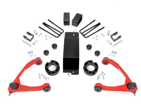 3.5 Inch Lift Kit | Mag-ride | Alu Cast Steel | GMC Sierra 1500 Denali (14-16) PN# 18901RED Online