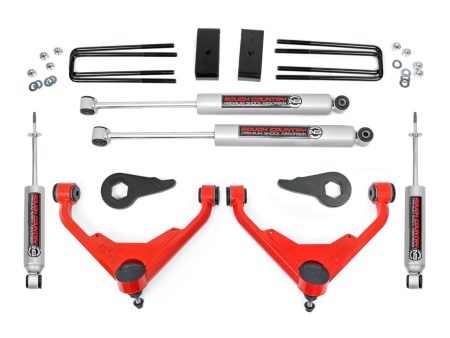 3 Inch Lift Kit | Chevy GMC Sierra Silverado 2500 HD Suburban Yukon XL 2500 (01-10) PN# 8596N2RED Online Hot Sale