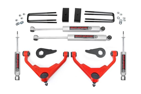 3 Inch Lift Kit | Chevy GMC Sierra Silverado 2500 HD Suburban Yukon XL 2500 (01-10) PN# 8596N2RED Online Hot Sale