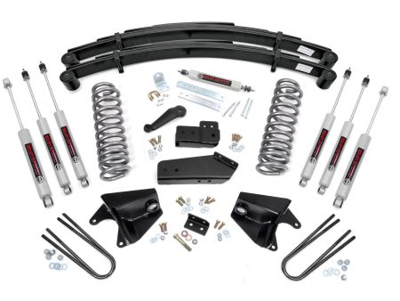 4 Inch Lift Kit | Quad Front Shocks | Rear Springs | Ford F-150 4WD (80-96) PN# 52033 Online