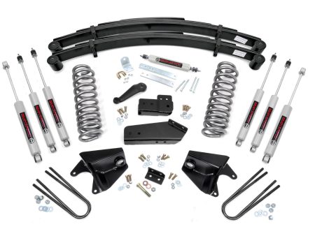 4 Inch Lift Kit | Quad Front Shocks | Rear Springs | Ford Bronco 4WD (80-96) PN# 520B33 on Sale