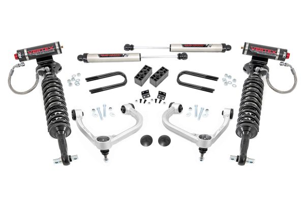 3 Inch Lift Kit | Fabbed UCA | Vertex V2 | Ford F-150 4WD (2021-2024) PN# 41457 Fashion