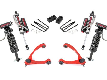 3.5  Lift Kit | Forged UCA | Cast Steel | Vertex | Chevy GMC 1500 (07-13) PN# 19850RED Online Hot Sale