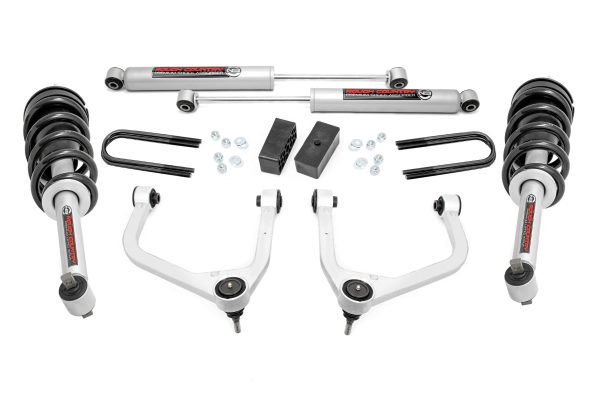 3.5 Inch Lift Kit | Mono Leaf Rear | N3 Struts | GMC Sierra 1500 (19-24) PN# 28831 Online Hot Sale